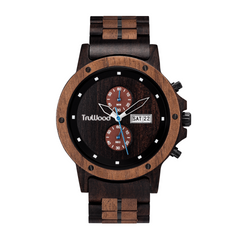 Luxury Fusion: Apex Precision Wood Watch