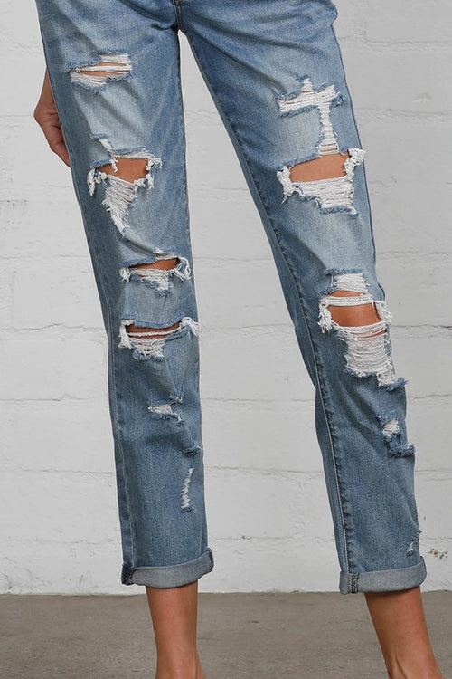 Get Ready to Rock: Distressed Tomgirl Jeans!