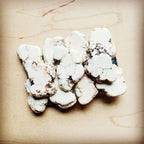 The Regal White Turquoise Slab Buckle