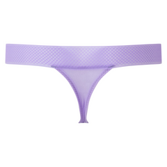 Glossies Violet Tanga: Luxe Lingerie Statement Piece.