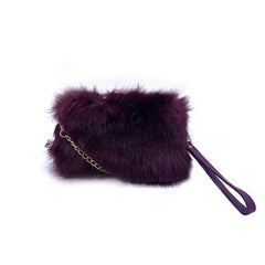 Luxurious Furry Wrist Strap: Chain Optional Glamour