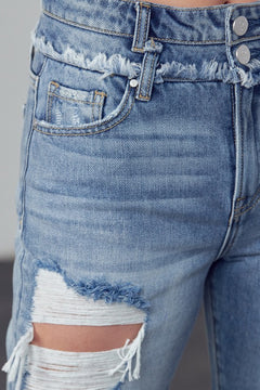 Double Waistband Jeans: Elevate your denim game! 🌟