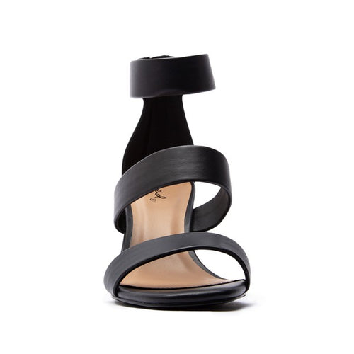 DORCAS-01 Luxe Zip Sandal - Sophisticated Elegance