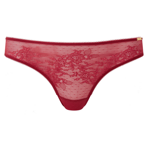 Raspberry Bliss Lace Panty: Luxe Elegance.