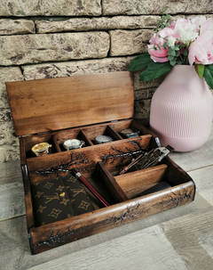 Regal Linden Wood: Timepiece Noble Organiser