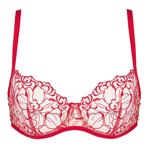 Red Petal Passion Demi Bra 🌹💕