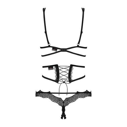 Enchanting Love: Seductive Black Lace Set 💖