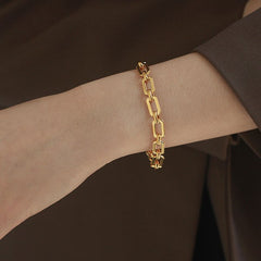 Luxury Gold Plated Willow Bracelet