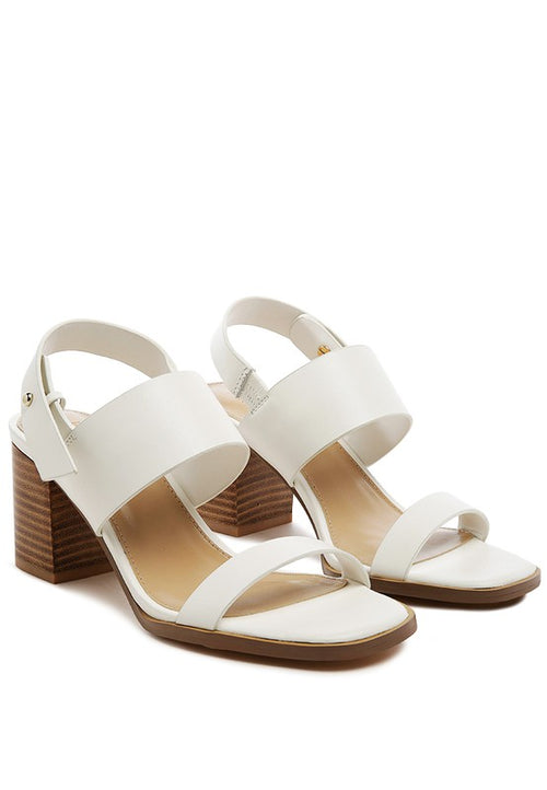 Luxurious Mellow Tan Leather Sandal: Elegance