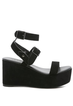 Opulent Suede Wedge Sandals: Indulge in Luxury