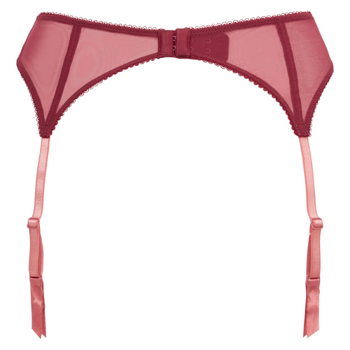 Enchanting Cranberry/Raspberry Sorbet Garter Belt 💖