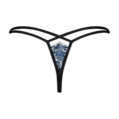 Seduce in Navy Blue Lace Thong 💙✨