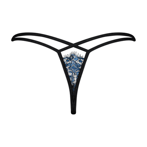 Seduce in Navy Blue Lace Thong 💙✨