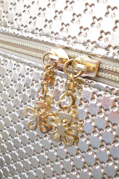 Gilded Elegance Luxe Beauty Bag