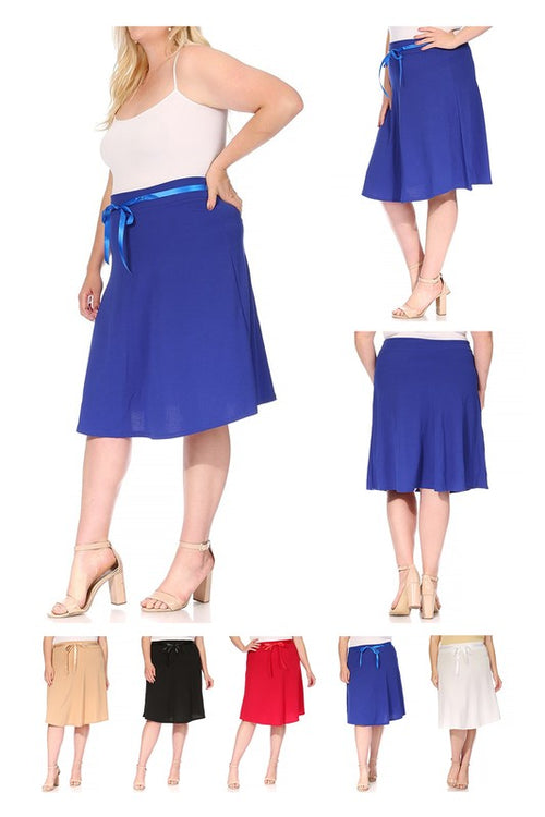 Moonlit Romance Bow Tie Skirt: Elegance Unveiled