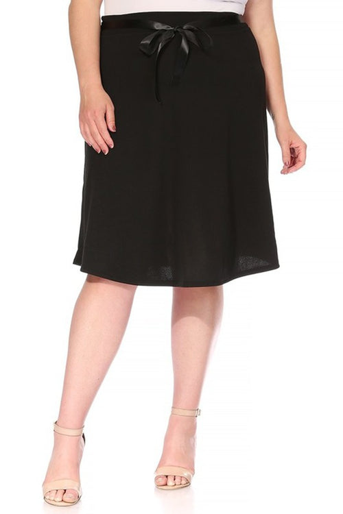 Moonlit Romance Bow Tie Skirt: Elegance Unveiled