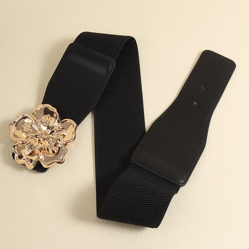 Alloy Flower Buckle: A Serenade to Elegance