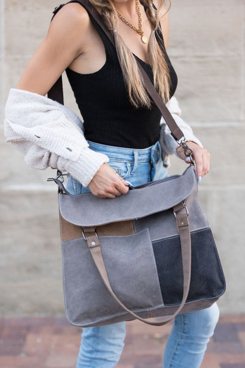 Refined Colourblock Messenger Bag for Thee 🎩