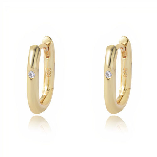 Radiant Elegance Huggie Earrings: Ultimate Luxury