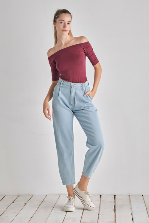 Enchanting Elegance Off-the-Shoulder Top