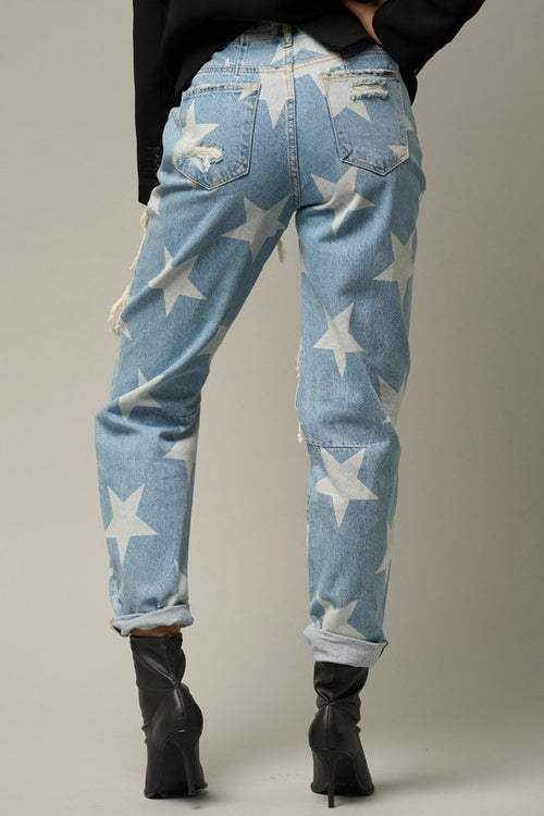 Light Up Your Style with Starry Jeans!