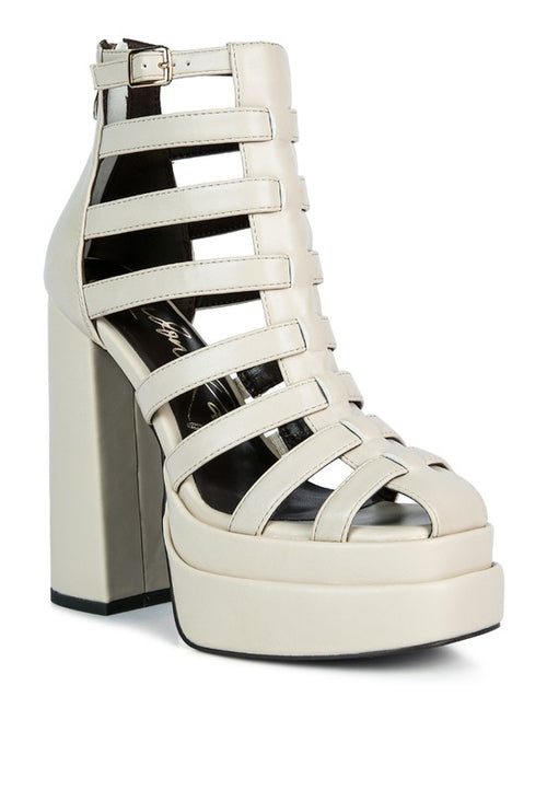 Divine Elegance: Rielle High Platform Sandal