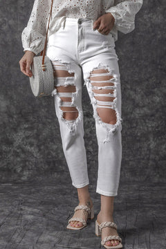 Cool & Unique Distressed Boyfriend Jeans 🌟