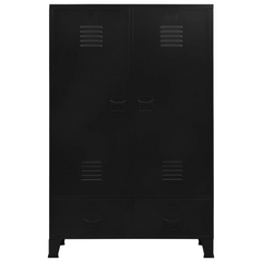 vidaXL Industrial Steel Wardrobe: Elegance Unveiled