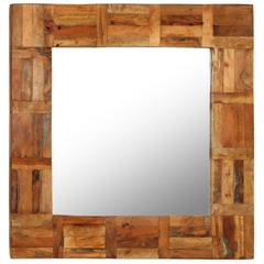 vidaXL Exquisite Reclaimed Wood Wall Mirror: Timeless elegance.