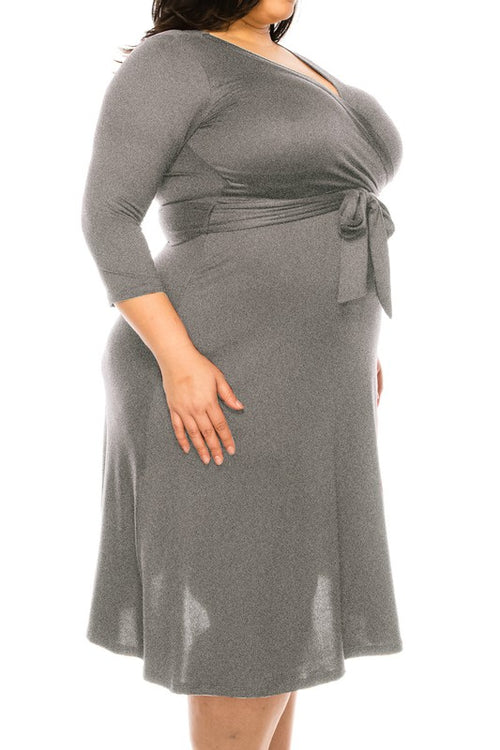 Enchanted Romance Wrap Dress: Curves of Grace.