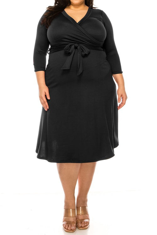 Enchanted Romance Wrap Dress: Curves of Grace.