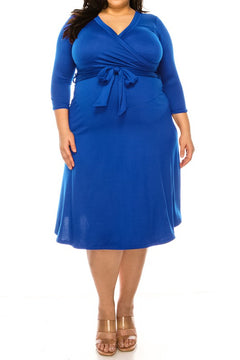 Enchanted Romance Wrap Dress: Curves of Grace.