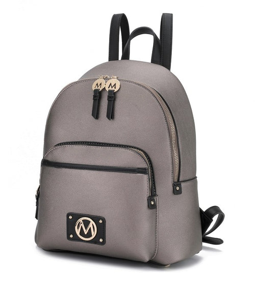 MKF Collection Alice: Gold Embellished Backpack