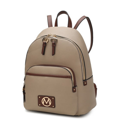 MKF Collection Alice: Gold Embellished Backpack