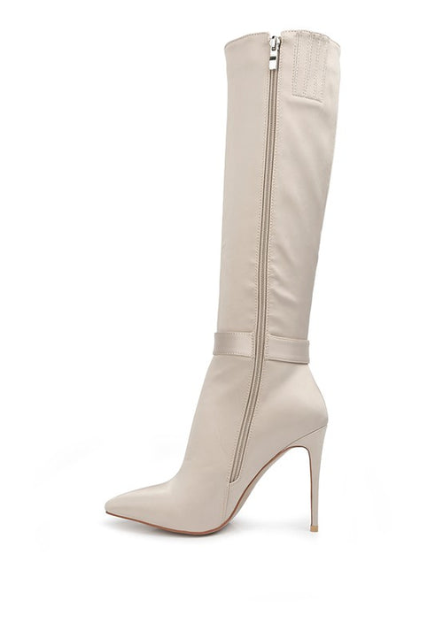 Elegance Enchanté: Luxe High Calf Boots