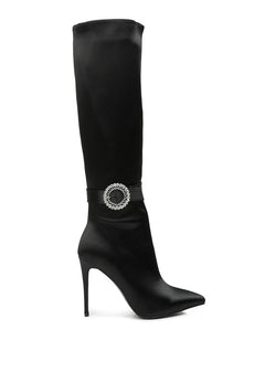 Elegance Enchanté: Luxe High Calf Boots