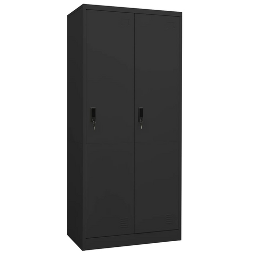 vidaXL Steel Wardrobe: Fashionable Elegance at Home