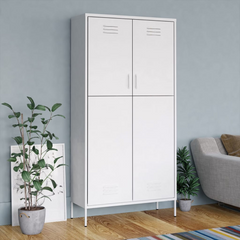 The White Steel Wardrobe: Elegance Resplendent