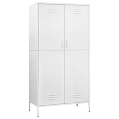 The White Steel Wardrobe: Elegance Resplendent