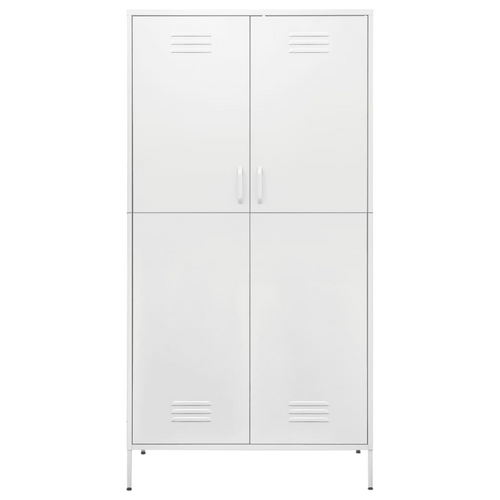 The White Steel Wardrobe: Elegance Resplendent