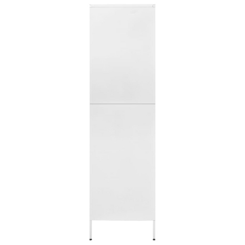 The White Steel Wardrobe: Elegance Resplendent