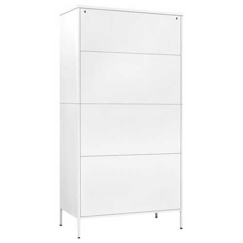 The White Steel Wardrobe: Elegance Resplendent