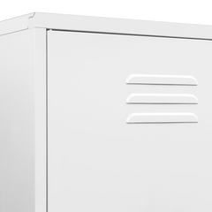 The White Steel Wardrobe: Elegance Resplendent