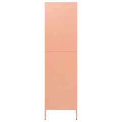 Luxurious Pink Steel Wardrobe: A Royal Storage