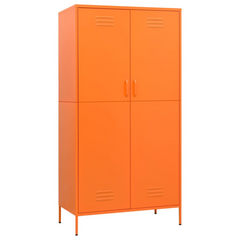 Orange Steel Wardrobe: A Glamorous Organisational Masterpiece