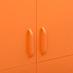 Orange Steel Wardrobe: A Glamorous Organisational Masterpiece