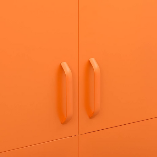 Orange Steel Wardrobe: A Glamorous Organisational Masterpiece