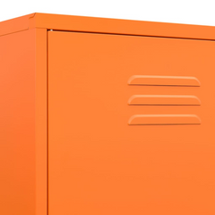 Orange Steel Wardrobe: A Glamorous Organisational Masterpiece