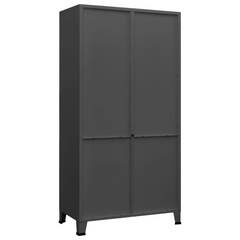 vidaXL Industrial Wardrobe Anthracite: New-Age Elegance