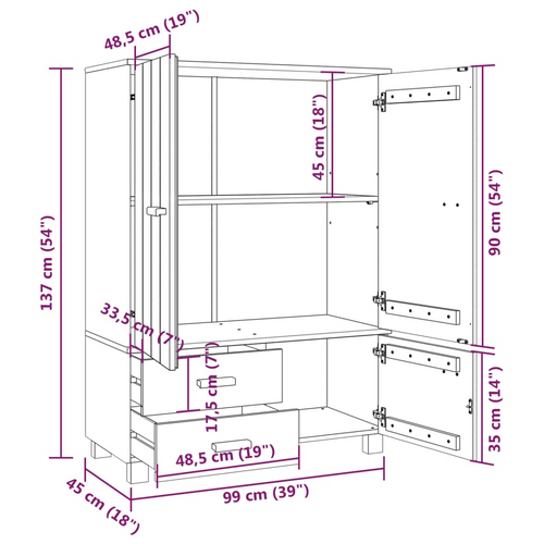 The White Pine Wardrobe: Elegance in Wood